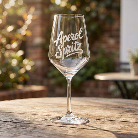 Weinglas Aperol Spritz – leer