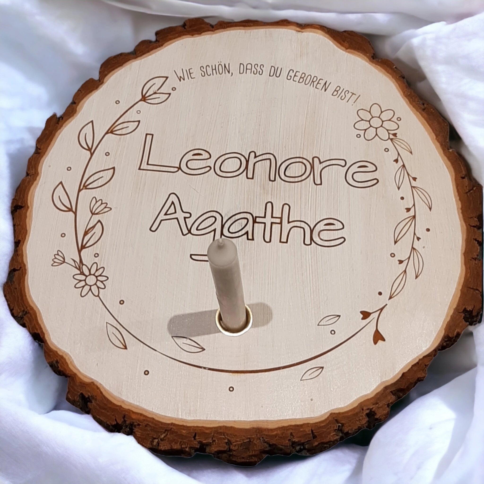 Holzscheibe Leonore