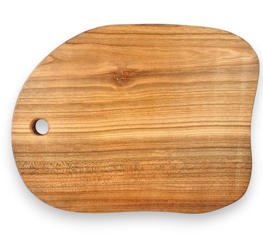 Schneidebrett Naturform Kirsch